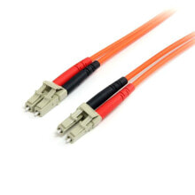 Кабели и разъемы для аудио- и видеотехники StarTech.com FIBLCLC2 волоконно-оптический кабель 2 m LC Оранжевый