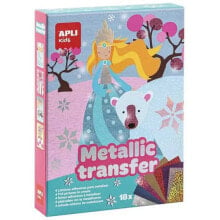 APLI Princess Metallic Transfer Stickers