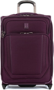 Мужской чемодан текстильный черный Travelpro Crew Versapack Softside Expandable Upright Luggage, Perfect Plum, Carry-On 21-Inch