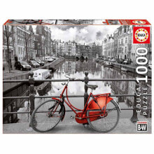 Детские развивающие пазлы eDUCA BORRAS 1000 Pieces Bicycle Parts Amsterdam Puzzle