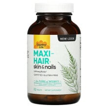Витамины и БАДы для кожи Кантри Лайф, Maxi-Hair, добавка для кожи и ногтей, 90 таблеток