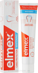 Aufhellende Anti-Karies Zahnpasta mit Aminfluorid - Elmex Caries Protection Whitening Toothpaste