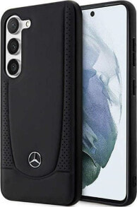 Mercedes Mercedes Leather Urban Line - Etui Samsung Galaxy S23 (czarny)