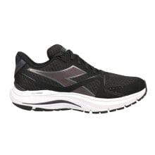 Купить черные мужские кроссовки Diadora: Diadora Mythos Blushield 8 Vortice Hip Running Mens Black Sneakers Athletic Sho