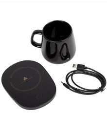 Mind Reader uSB Coffee Mug Warmer for Desk, Tea Cup Warmer, Electric Warming Plate for Drinks Beverage Water Cocoa Milk Set, 3 Piece