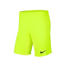 Мужские спортивные шорты Мужские шорты спортивные зеленые футбольные Nike Dry Park III
