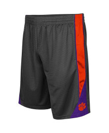 Купить мужские шорты Colosseum: Men's Charcoal Clemson Tigers Turnover Shorts