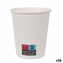 Набор стаканов Algon Картон Одноразовые Белый 200 ml 36 штук (25 Предметы)