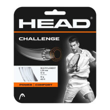 Белая струна для большого тенниса HEAD RACKET Challenge Tennis Single String 12 м купить онлайн