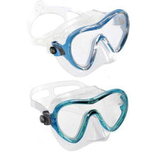 Masks and snorkels for scuba diving