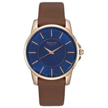 Наручные часы Женские наручные часы с коричневым кожаным ремешком Gant GT003014 ( 36 mm)