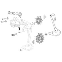 SRAM Rear Derailleur t 2010 X9 X7 B-Bolt Kit Set