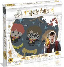 Купить пазлы для детей Harry Potter: Harry Potter Harry Potter - Puzzle 500 elementów w ozdobnym pudełku (Christmas at Hogwarts)