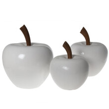 Decorative Figure Alexandra House Living White Ceramic Apple 25 x 35 cm