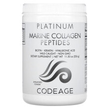 Codeage, Platinum, пептиды морского коллагена, без добавок, 326 г (11,5 унции)