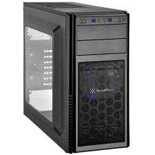 Компьютерные корпуса для игровых ПК Silverstone PS11 Tower Черный SST-PS11B-W