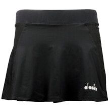 Купить черные женские юбки Diadora: Diadora Easy Tennis Skort Womens Black 175680-80013