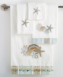 Avanti by the Sea Embroidered Cotton Hand Towel, 16