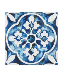 Trademark Global grace Popp Cobalt Tile I Canvas Art - 15