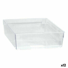 Multi-use Box Modular Transparent 22,5 x 15,5 x 5,3 cm (12 Units)