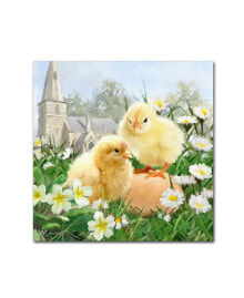 Trademark Global the Macneil Studio 'Easter Chicks' Canvas Art - 18