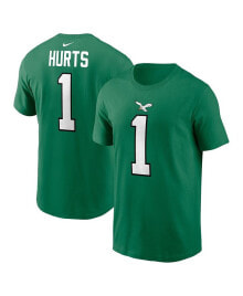 Nike men's Jalen Hurts Kelly Green Philadelphia Eagles Alternate Player Name & Number T-shirt