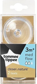 Tommee Tippee Silicone teat 3+ 2 pieces