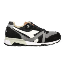 Купить черные мужские кроссовки Diadora: Diadora N9000 H Ita Lace Up Mens Black Sneakers Casual Shoes 172782-C8514