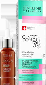 Eveline Multipeptydowa kuracja przeciw zmarszczkom Glycol Therapy 3% 18ml