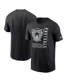 Nike men's Black Las Vegas Raiders Lockup Essential T-shirt