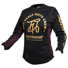 Купить мужские спортивные футболки и майки Fasthouse: FASTHOUSE Grindhouse Golden Script long sleeve jersey