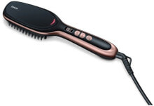 Фены и фен-щётки термощетка для выпрямления волос Beurer HS 60 Черный Розовый