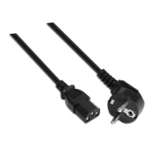 Power Cord Aisens A132-0167 Black 1,5 m