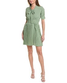 Купить женские платья IPPONELLI: Ipponelli Tie Neck Mini Dress Women's Green L