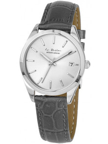 Женские наручные кварцевые часы Jacques Lemans ремешок из телячьей кожи.  Окно с датой.Водонепроницаемость-10 АТМ. Прочное, минеральное стекло защищает ваши часы от непроизвольных травм.