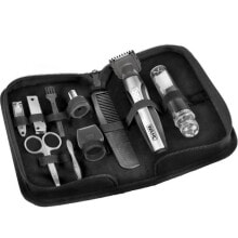 Машинки для стрижки волос и триммеры WAHL 05604-616 - Deluxe Travel Kit - Precision trimmer lithium-ion battery and toilet bag - Rotatable head - Comb