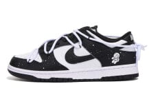 【定制球鞋】 Nike Dunk Low 礼物 解构 太空人 高街 低帮 板鞋 GS 黑白 / Кроссовки Nike Dunk Low CW1590-100