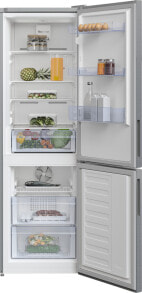 Beko RCNA366K34XBN холодильник с морозильной камерой Отдельно стоящий Нержавеющая сталь 324 L A+