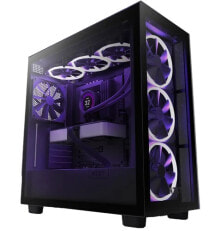 Купить компьютерные корпуса для игровых ПК NZXT: NZXT H7 Elite - Black - 2023 Model