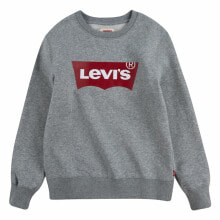 Children’s Sweatshirt without Hood Levi's Batwing Crewneck Dark grey