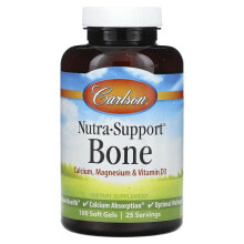Carlson, Nutra-Support Bone, 180 мягких таблеток