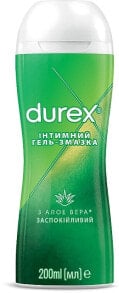 Sanftes 2in1 Massage- und Gleitgel mit Aloe Vera - Durex Play Massage 2in1