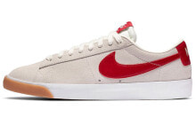 Nike Blazer Low 复古休闲 低帮 板鞋 男女同款 帆白红 / Кроссовки Nike Blazer Low 704939-105