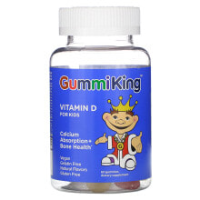 Витамин D gummiKing, Витамин D для детей, 60 жевательных мармеладок