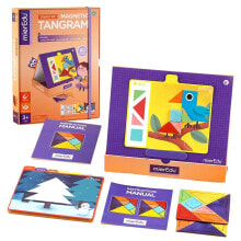 MIEREDU Magnetic Tangram Beginning Kit Board Game