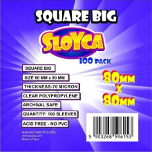 SLOYCA T-shirts Square Big 80x80mm (100pcs) SLOYCA