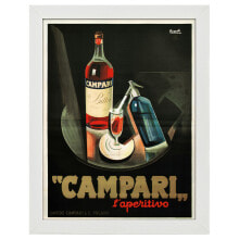 Bilderrahmen Poster Campari