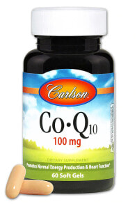 Коэнзим Q10 Carlson Co-Q10  Коэнзим Q10 - 100 мг - 60 гелевых капсул