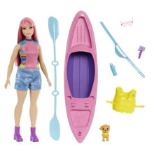 Model dolls bARBIE It Takes Two Camping Kayak Toy And Daisy Doll