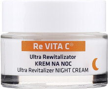 Regenerierende Nachtcreme für das Gesicht - Floslek Revita C Face Cream 40+